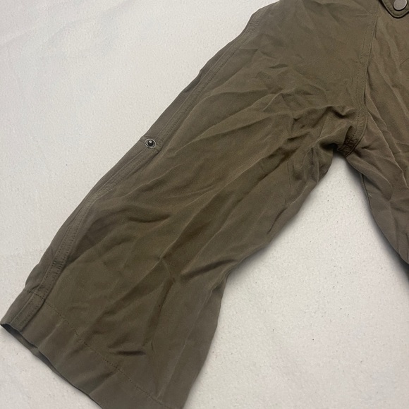 Size L Miss Me Womens large Green Aztec Top Shirt Double Breasted Button Front - Picture 4 of 12